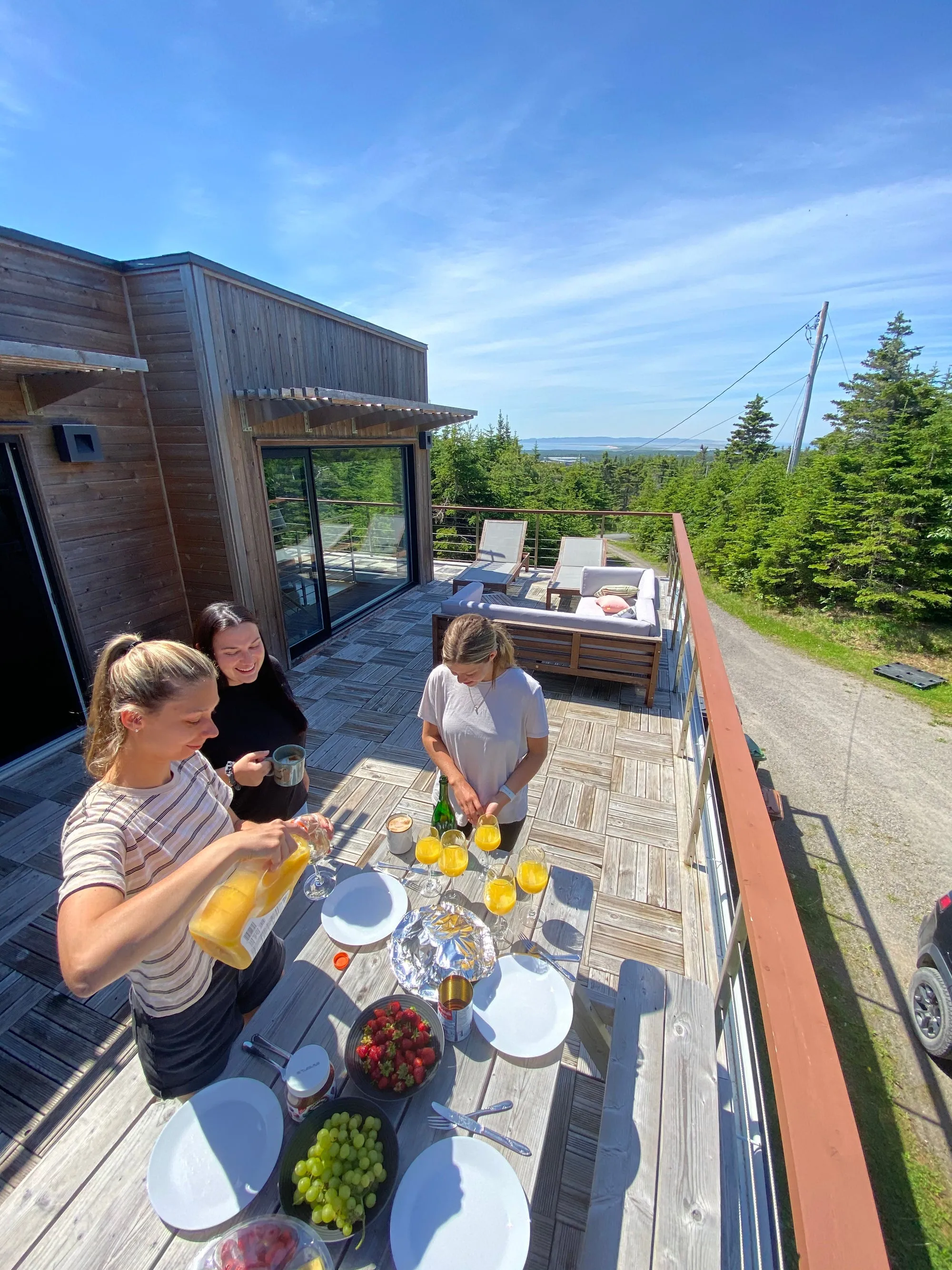 Membre de la famille Nomade découvrant une région du Québec.
