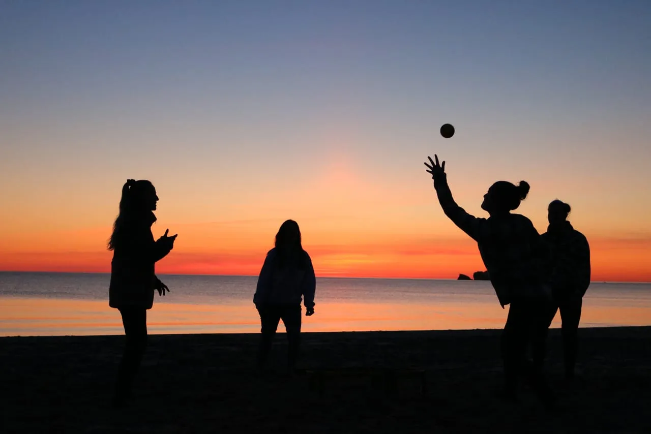 Members of the Nomade family together during a healthcare assignment in remote Quebec